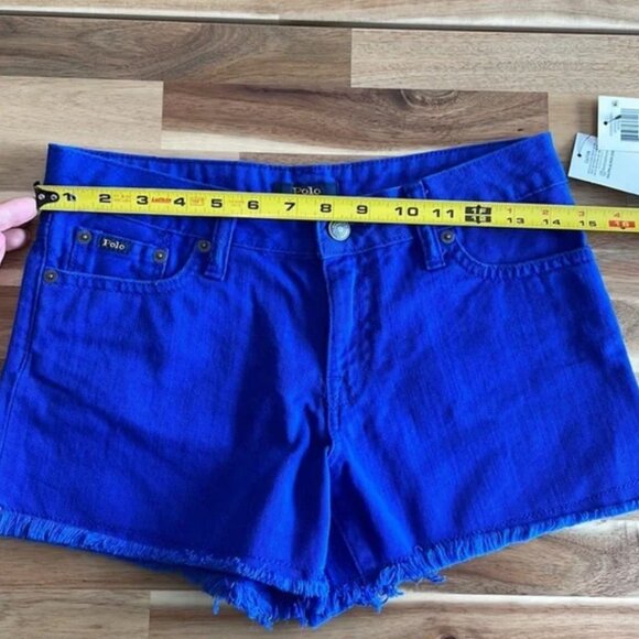 POLO Ralph Lauren Girls size 16 Denim Shorts - Picture 2 of 5